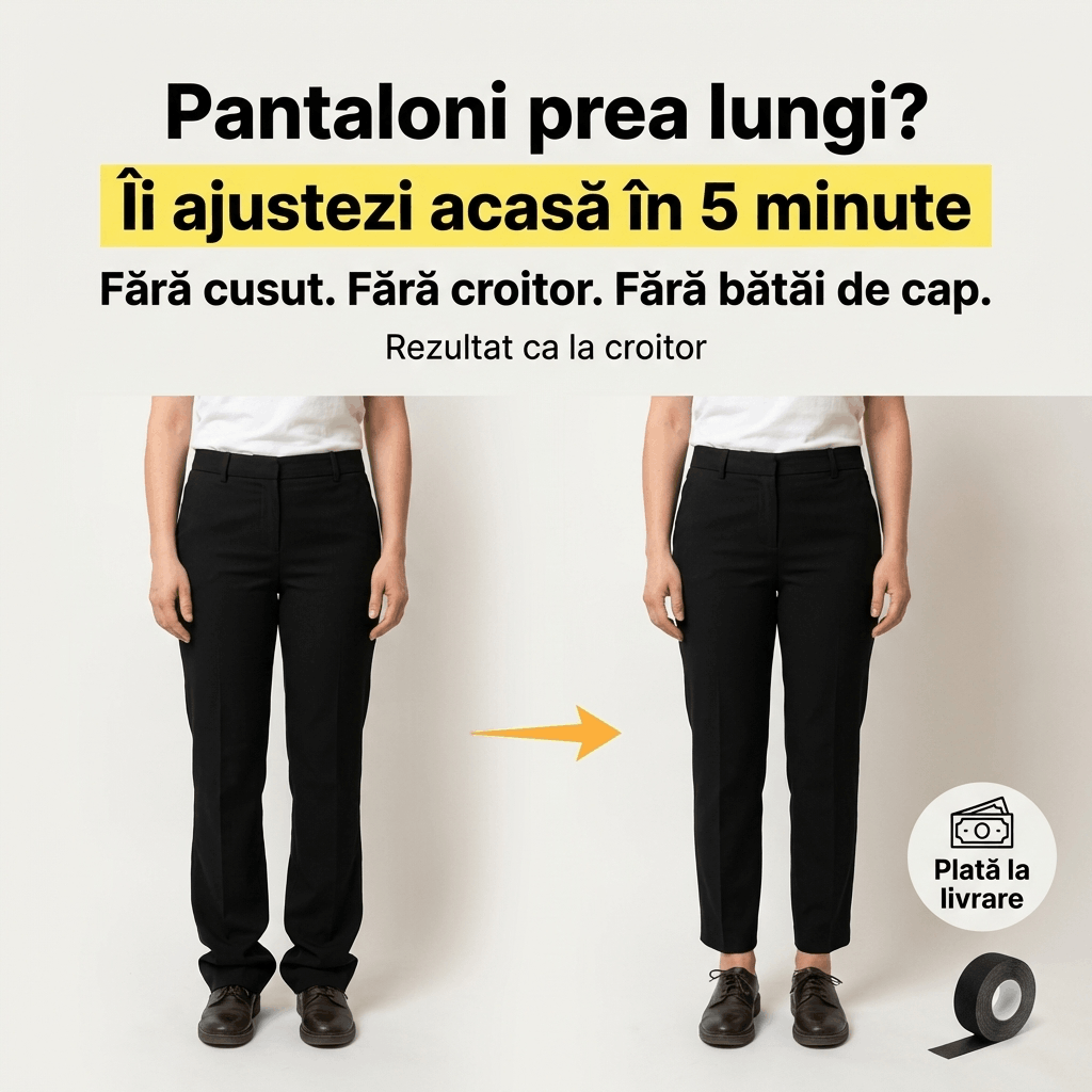 TivFix™ – Nu mai da bani la croitor! Scurtează orice haină în 5 minute acasă