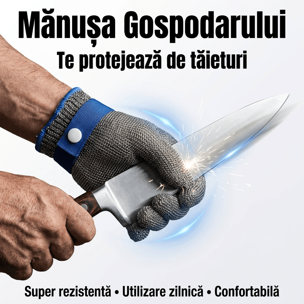 CutSafe™ — Mănușa perfectă pentru gospodari!